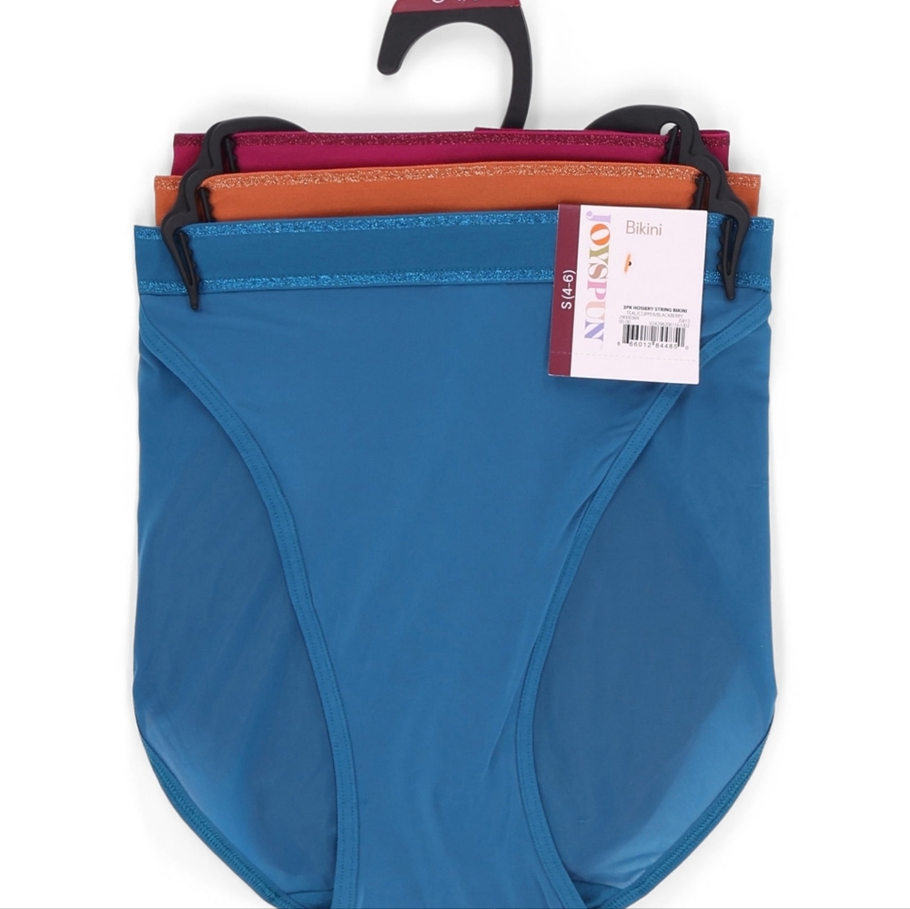 Joyspun 3-Pack Micro String Bikini, Style JS810, Sizes Large